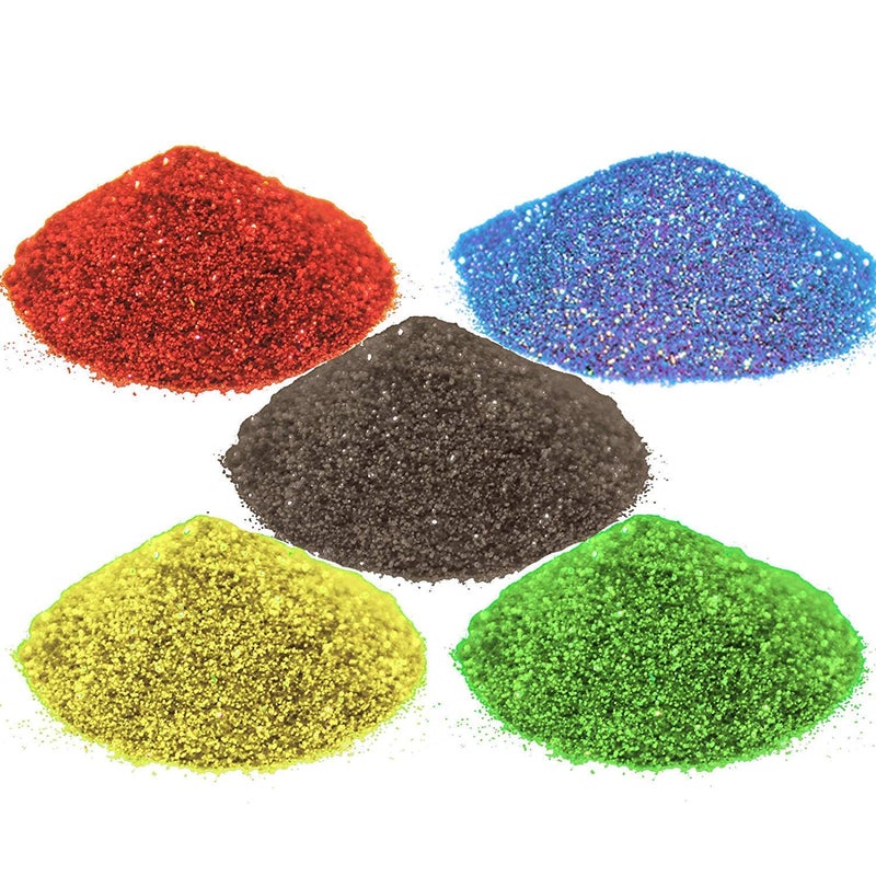Ascension Ascension Design Diwali Floor Rangoli Art 10 Multicolour Glitter Rangoli Powder 80g Each Pack with 6 Fillers Ceramic Colours Rangoli Colours Rangoli Making Kit for Navratri Pongal Pooja Mandir  - Image 5