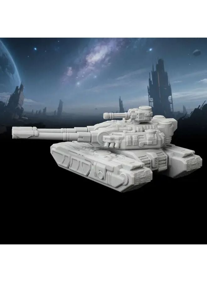 RF839 Sci Fi Tank Miniature Model Gray Plastic 25 28mm Tabletop RPG Collectible Accessory - Image 5