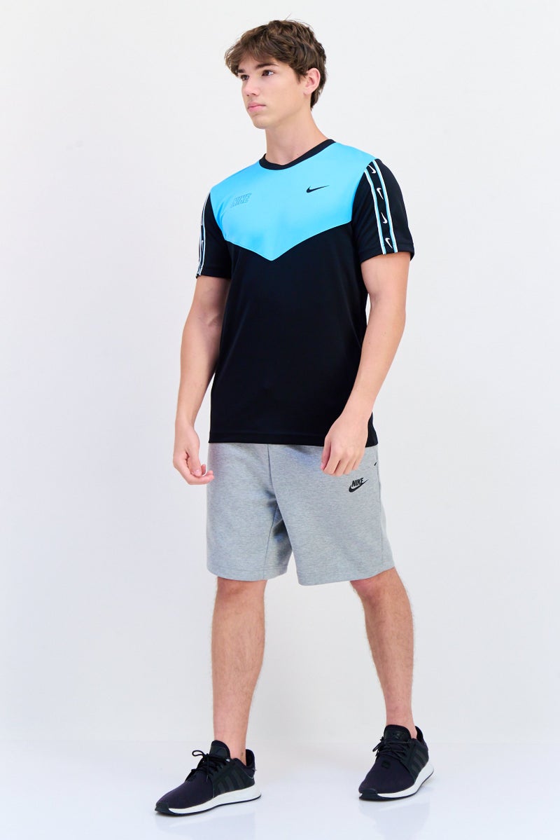 Nike Men Sportswear Fit Short Sleeves Training T-Shirt, Black - Image 3