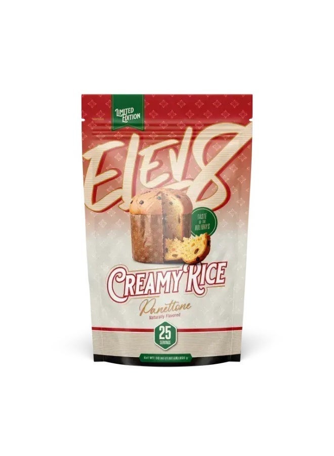 Elev8 Creamy Rice Panettone Naturally Flavored – 25 Servings Fast Digesting Carbohydrate - Image 1