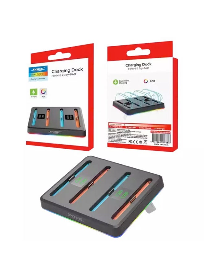 دوبي TNS-3160 RGB Charging Dock Joycon for Switch 2 - Image 1