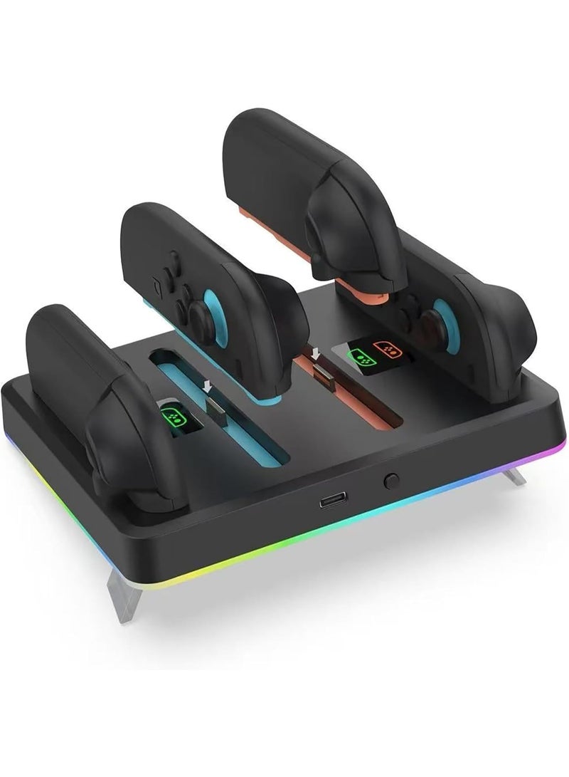 دوبي TNS-3160 RGB Charging Dock Joycon for Switch 2 - Image 5