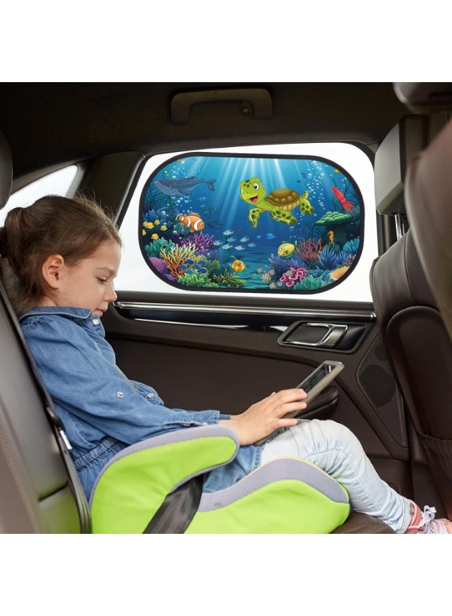 Kids Car Window Blinds, 2-Piece Pack For Uv Protection For Baby And Toddler Side Windows (44 X 35cm) - Image 3