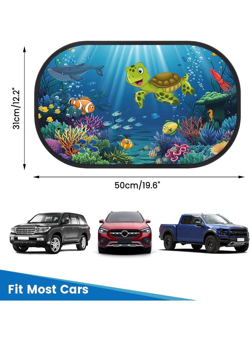 Kids Car Window Blinds, 2-Piece Pack For Uv Protection For Baby And Toddler Side Windows (44 X 35cm) - Image 5