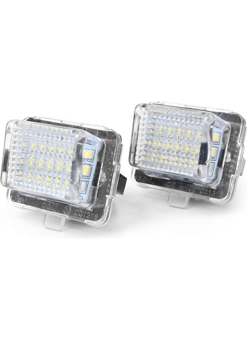 Techmaster Mercedes E W212 C W204 S W221 Sl License Plate LED Lighting Lamp  - Image 1