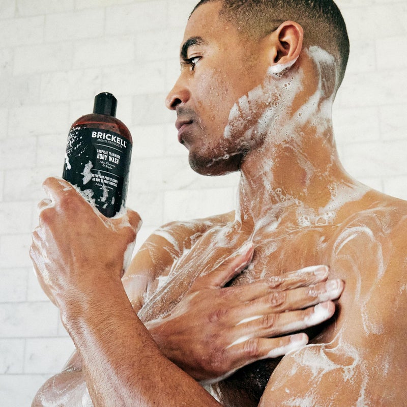 Brickell Men's Products Brickell Men's Invigorating Body Wash for Men, Natural and Organic Deep Cleaning Shower Gel with Aloe, Glycerin, and Jojoba Oil, Sulfate Free (Lemon Lime, 16 Ounce) - Image 3
