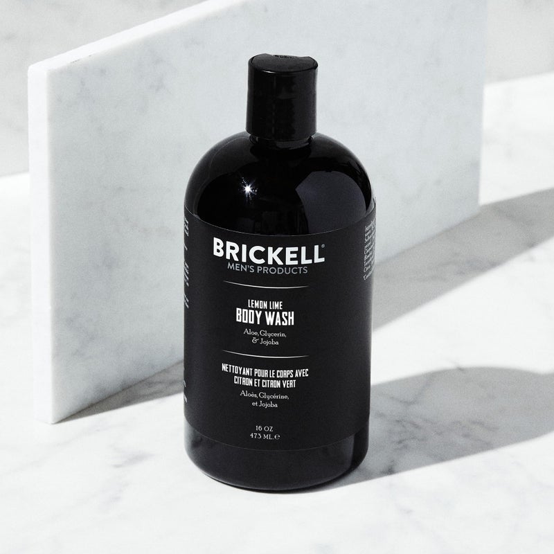 Brickell Men's Products Brickell Men's Invigorating Body Wash for Men, Natural and Organic Deep Cleaning Shower Gel with Aloe, Glycerin, and Jojoba Oil, Sulfate Free (Lemon Lime, 16 Ounce) - Image 2