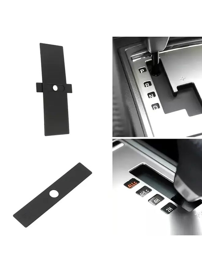 Gear Shift Panel Cover Dust Protector Lever Trim Strip Rubber Replacement 1pc Black - Image 5