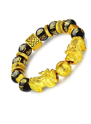 Bracelet Porsperity Double Pi Xiupi Yao Mantra Bead Bracelet With Golden Dice Attract Wealth And Good Luck - pzsku/Z6D66B168FD8089C0C85BZ/45/_/1702817640/021575e9-916b-4f99-bc90-3d2ec224d128