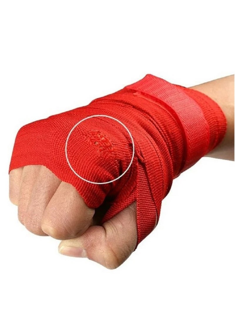 Generic Fitness Protective Ring Set - Double Hand Wrap for Boxing and Karate, Specially Designed to Protect Hands from Impact and Enhance Workout Performance, Stylish Red - Image 5