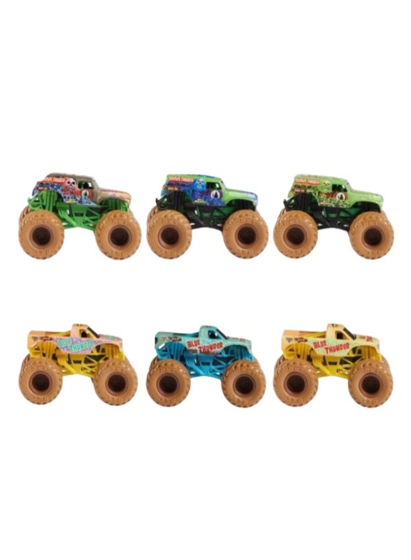 Monster Jam قطعة واحدة 1:64 مركبة غامضة - متنوعة - Image 4