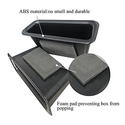 VESUL Front Row Door Side Storage Box Compatible with Volvo S60 2009-2017 2018 V60 2009-2017 2018 Armrest Phone Container Door Organizer Handle Pocket ABS Tray Insert Glove Pallet - Image 3