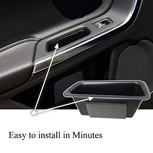 VESUL Front Row Door Side Storage Box Compatible with Volvo S60 2009-2017 2018 V60 2009-2017 2018 Armrest Phone Container Door Organizer Handle Pocket ABS Tray Insert Glove Pallet - Image 5