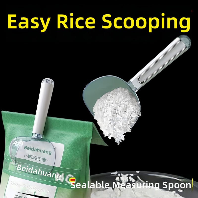WU Orange [1 pc] Measuring Rice with Built-in  Seal - Image 4