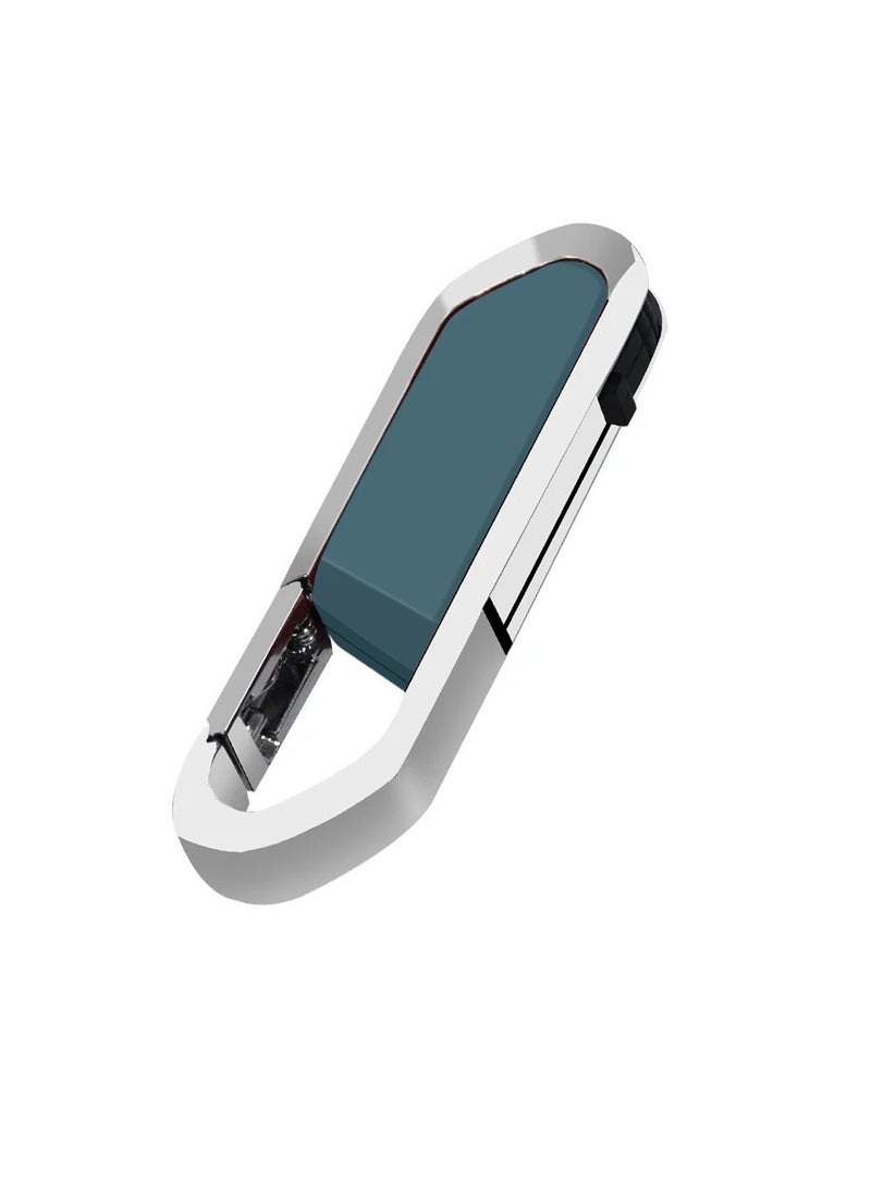 AROAQ USB Flash Drive, Portable Metal Thumb Drive with Keychain, USB 2.0 Flash Drive Memory Stick, Convenient and Fast Pen Thumb U Disk for External Data Storage, (1pc 2GB Grey)  - Image 1