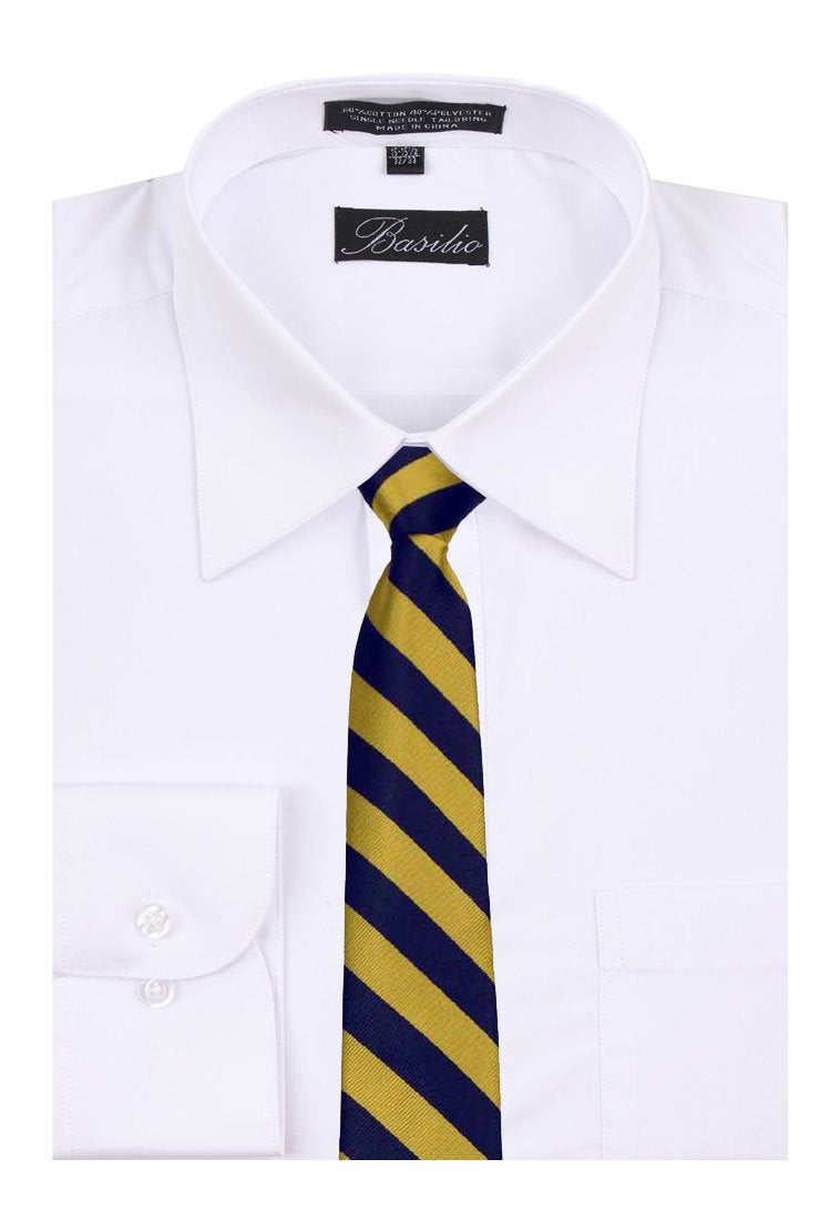 BUYYOURTIES رباط عنق أولاد بويورتيز B-JCS-ADF-1-6 بتصميم خطوط عادية مطبوعة في الكلية - Image 2