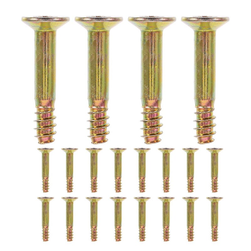 Golden Awning Support Rods Screws 20pcs Replacement Hardware Fittings For Outdoor Camping Tents - Image 2