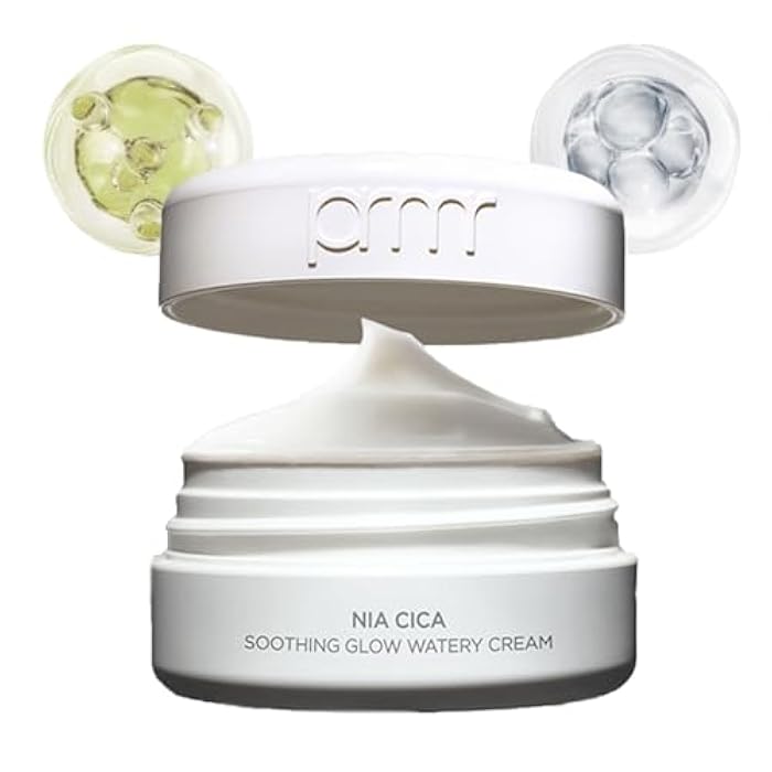 PRIMERA PRMR Niacinamide Cica + B5 Cream –Face Moisturizer with Hyaluronic Acid and Centella, skin barrier repair, korean moisutrizer with panthenol, Redness relief and hydrating, 1.01 Fl Oz - Image 1