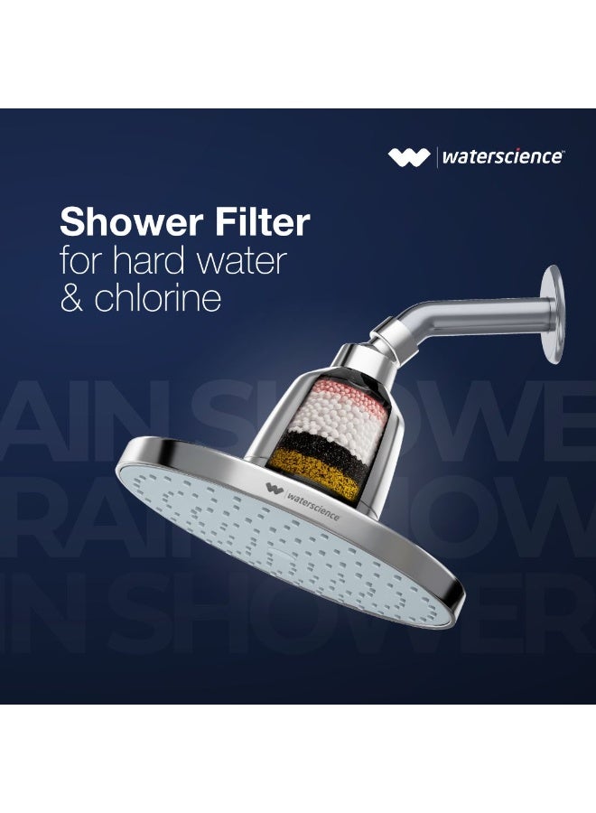 ووتر ساينس فلتر دش مطري لإزالة الكلور والماء العسر - Image 2