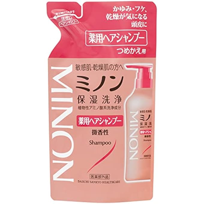 MINON DAIICHI SANKYO HEALTHCARE MEDICINAL HAIR SHAMPOO 380ML (FOR REFILLING) - Image 1