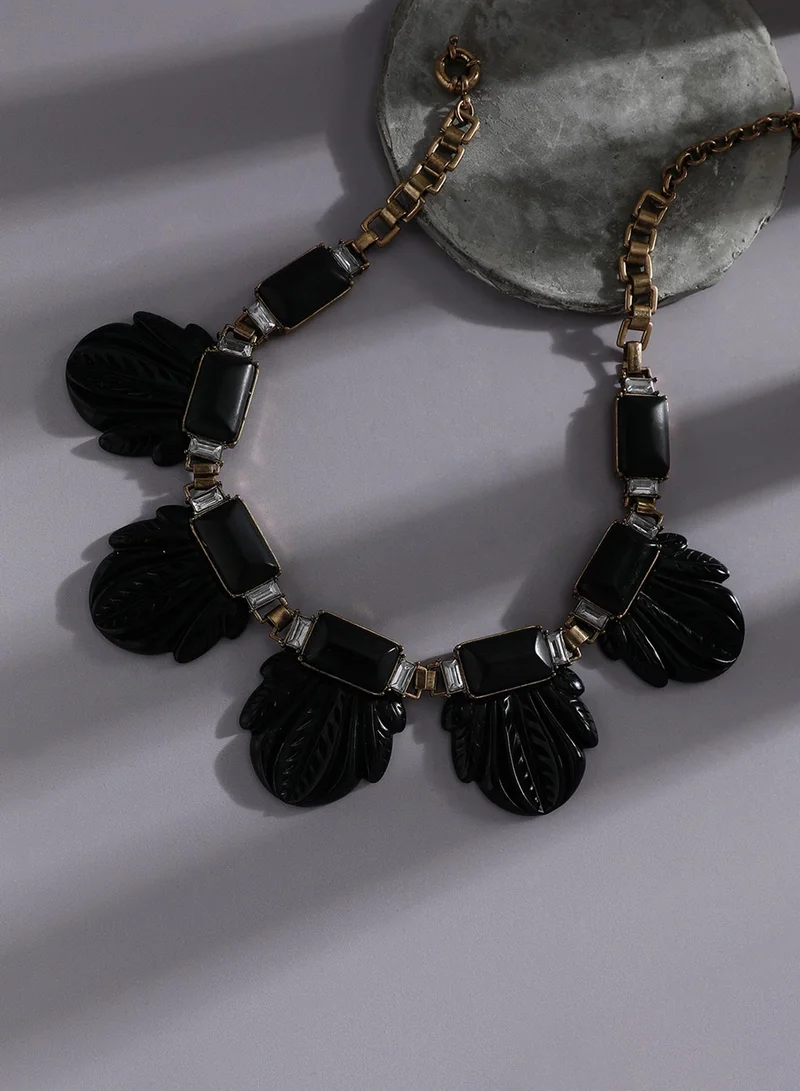 SOHI Designer Statement Stone Artificial Necklace Jewellery