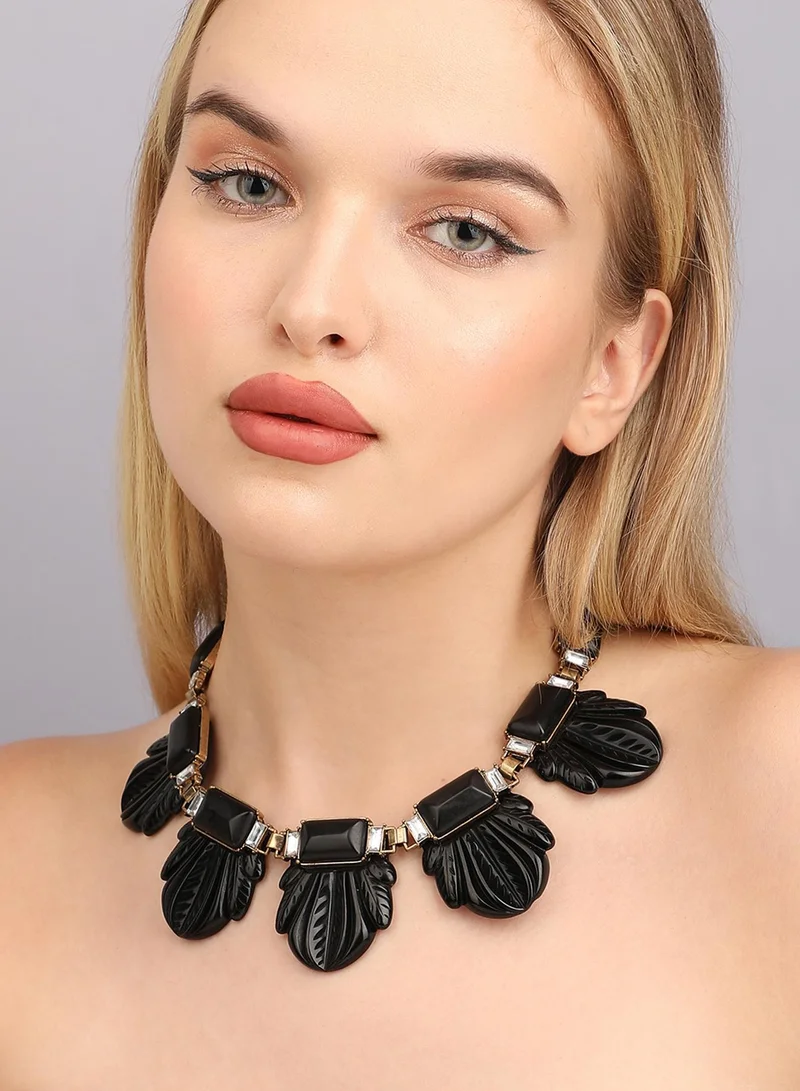 SOHI Designer Statement Stone Artificial Necklace Jewellery