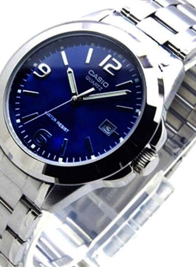 كاسيو ساعة يد بعقارب وسوار من الستانلس ستيل طراز MTP-1215A-2ADF رجال - Image 3
