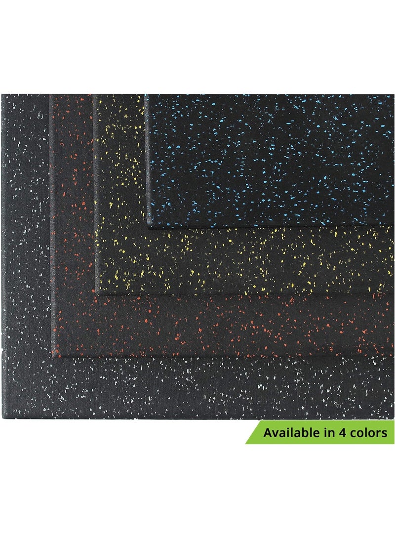 terrain TERRAFIT® Duo Square Interlocking Rubber Tiles – 50x50cm, 3cm Thick – Heavy-Duty Gym Flooring for Home, Garage, Fitness & Play Areas - Image 3