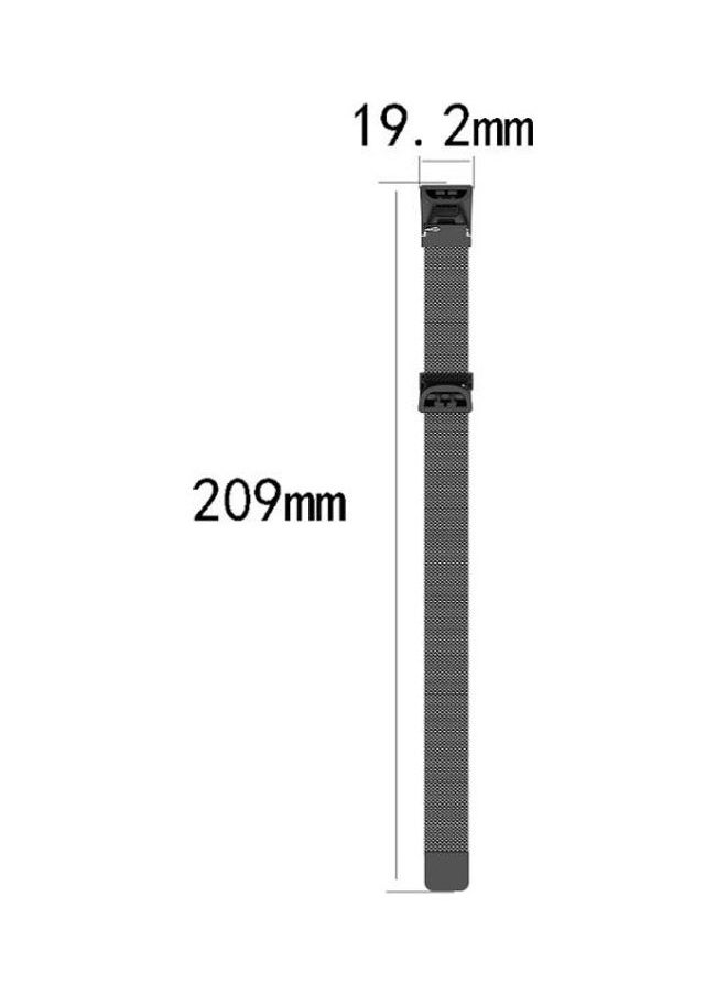 NIBEMINENT - Milanese Replacement Strap Watchband For Huawei Band 3/4 Pro Champagne Gold - Image 1