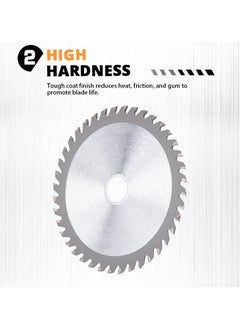 KSEIBI Circular Saw Blades For Wood, Carbon Steel with TCT Head, Blade DIY Cutting for Wood, Laminate, Wood Composites, Veneered Plywood & Hardwoods, Trimming Wood, MDF, Plastic.  - Image 3