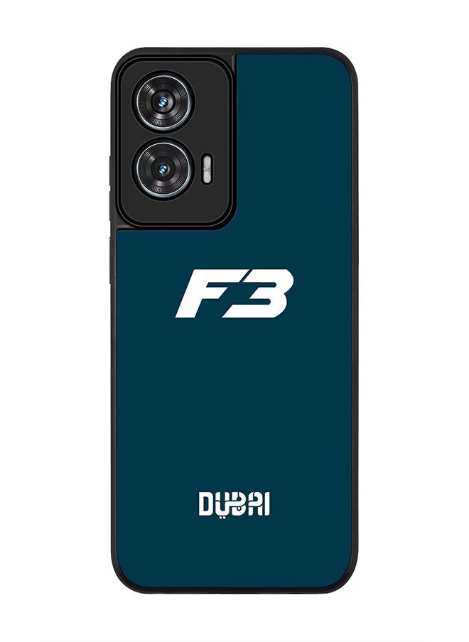 Stylizedd For Motorola Edge 50 Fusion 5G Case,Slim fit Camera Protection, Shockproof Thin Phone cover  -  Faz3 Dubai Blue  - Image 1