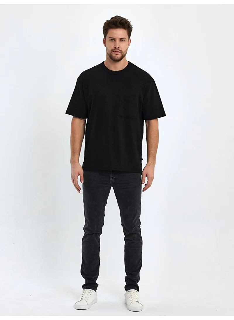 إل تي بي Men's Black T-shirt