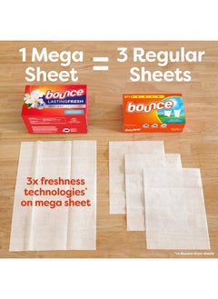 Bounce Lasting Fresh Mega Fabric Softener Dryer Sheets, Outdoor Fresh & Clean for Long Lasting Freshness, 180ct (Packaging May Vary)  - Image 2