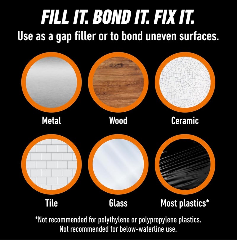 Gorilla Clear Epoxy Adhesive 0.85oz – Strong 2 Part Epoxy Glue for Metal, Wood, Plastic, Ceramic & Glass, Fast Set 5 Minute Waterproof Bonding Adhesive for Repairs & DIY - Image 4