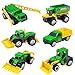 Oriate 6pcs Kid Diecasting Farm Car Toys Set Harvester Transporter Truck Sprayer Small Farm Toys Mini Cars Model Christmas Birthday 3 Years Old and Up Gifts for Boys Girls - Image 3