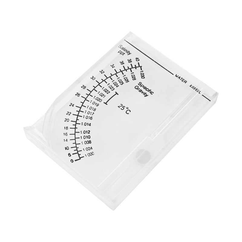 Accurate Automatic Hydrometer Salt Water Salinity Tester - Durable Easy-to-Read Marine Aquarium Meter for Brackish and Marine Tanks - Image 1
