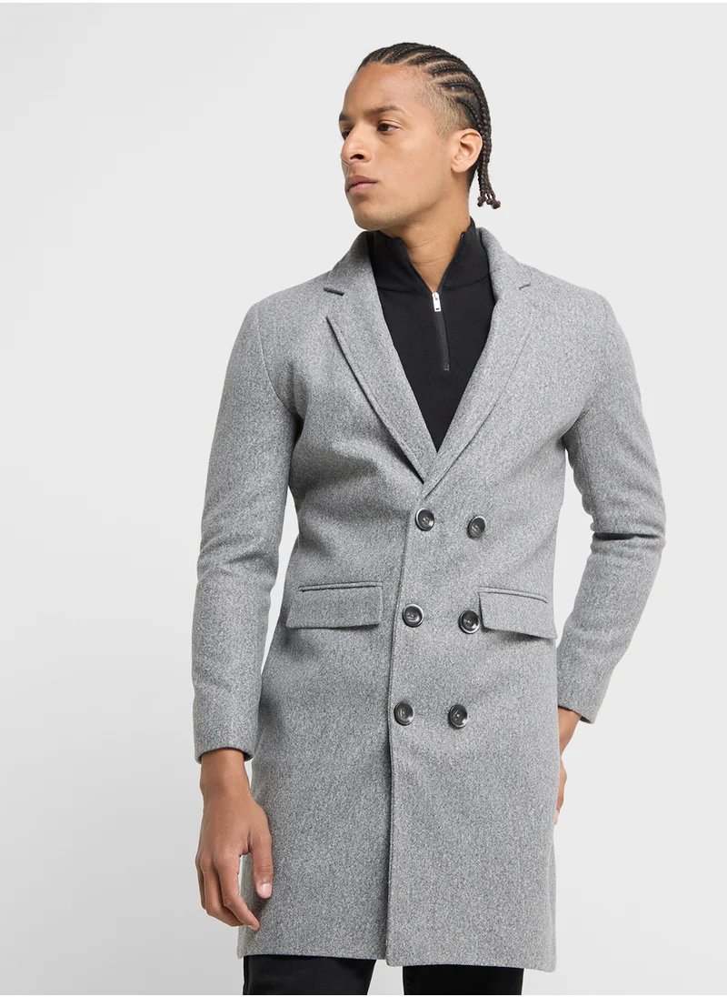 Robert Wood Long Overcoat