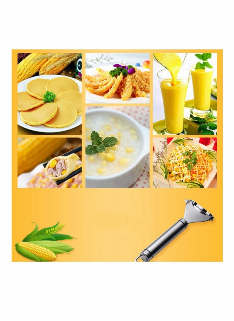 Y&D KASTWAVE Magic Corn Peeler, Kitchen Gadget Stainless Steel Thresher with Ergonomic Handle, Stripper Cob Tool, Cutter from the (2PCS)  - Image 3