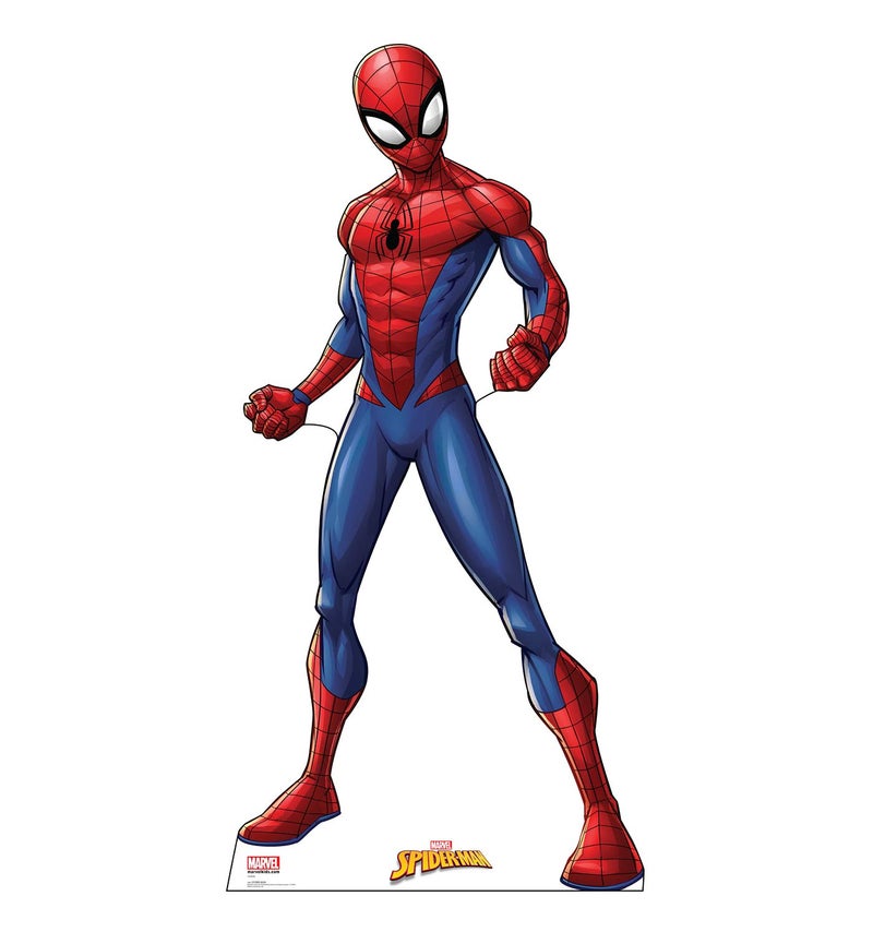 Cardboard People Cardboard People SpiderMan Life Size Cardboard Cutout Standup  Marvel Comics 
