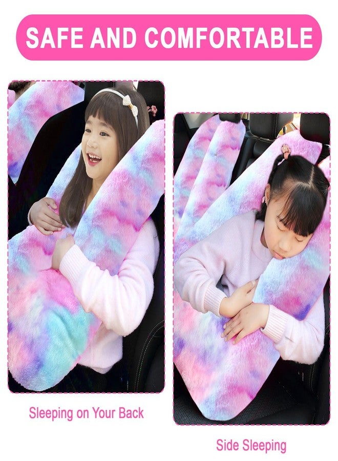 MROUEN Travel Pillow, Travel Pillow for Kids, Sleeper Hold Pillow Travel, Removable U-Shaped Pillow for Adults and Children to Support Head and Body in The Back Seat of Long Car Trips (DCPurple) - Image 4