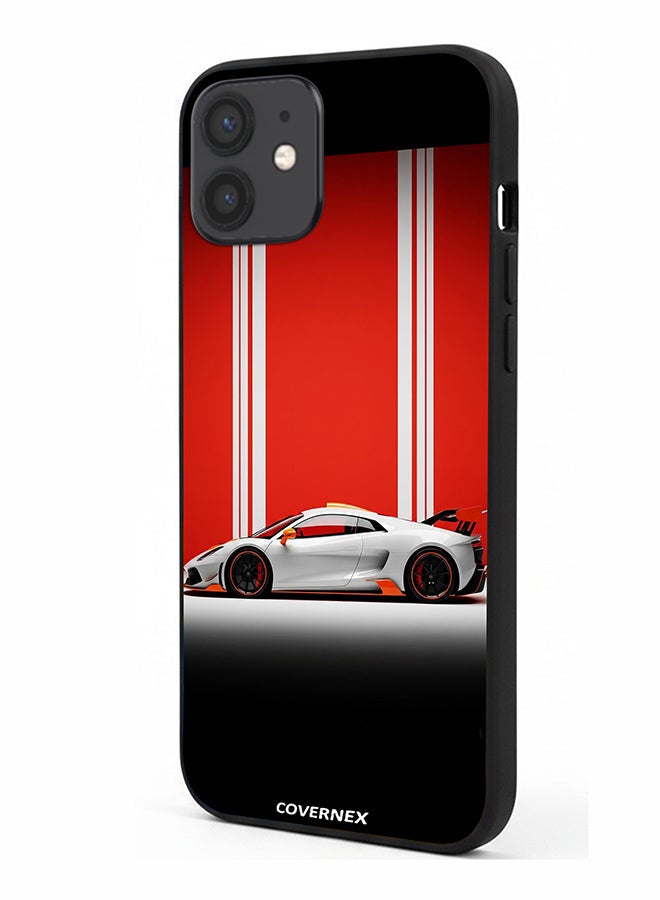 Covernex Apple iPhone 12 Protective Case Cover Printed Featuring Modern Supercar Concept - Image 1