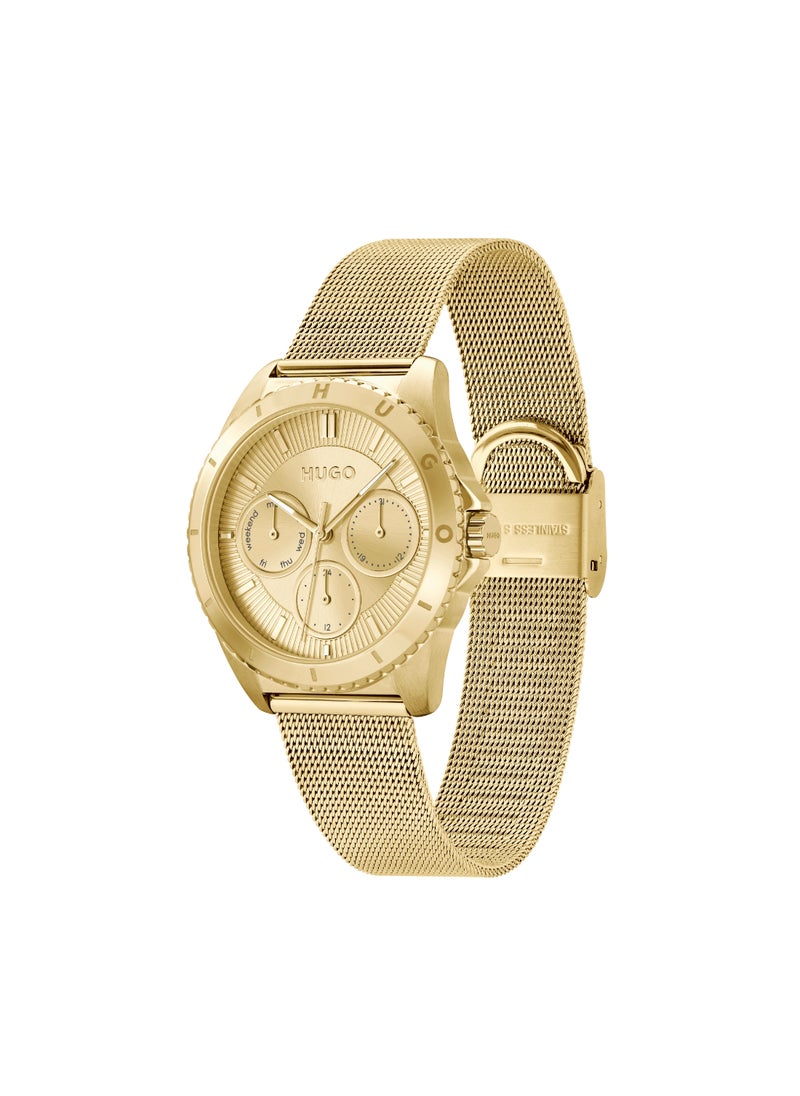 HUGO BOSS HUGO BOSS WATCH ROUND ANALOG WOMEN'S GOLD CASE WATCH - 1540159  - Image 1