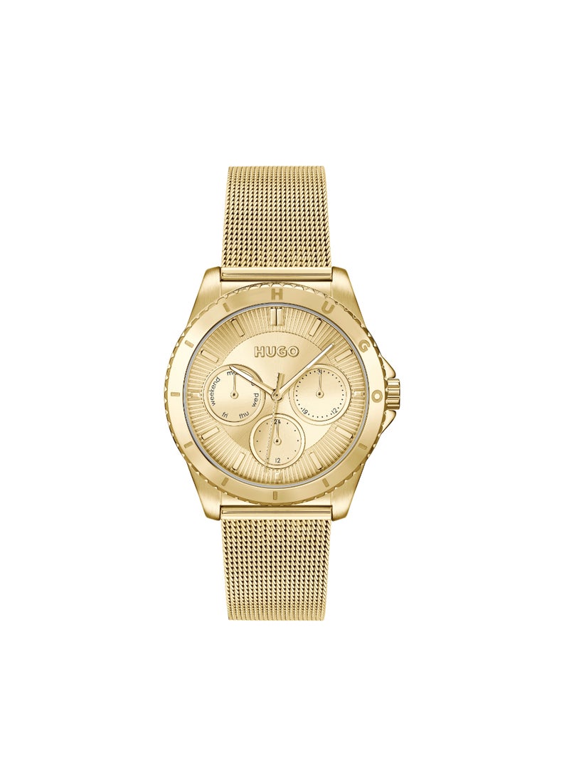 HUGO BOSS HUGO BOSS WATCH ROUND ANALOG WOMEN'S GOLD CASE WATCH - 1540159  - Image 3