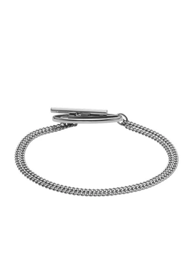 ديزل Logo Elegant Base Metal Bracelet