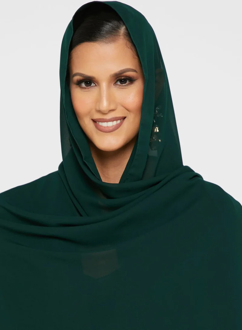 hayas closet Pleated Abaya
