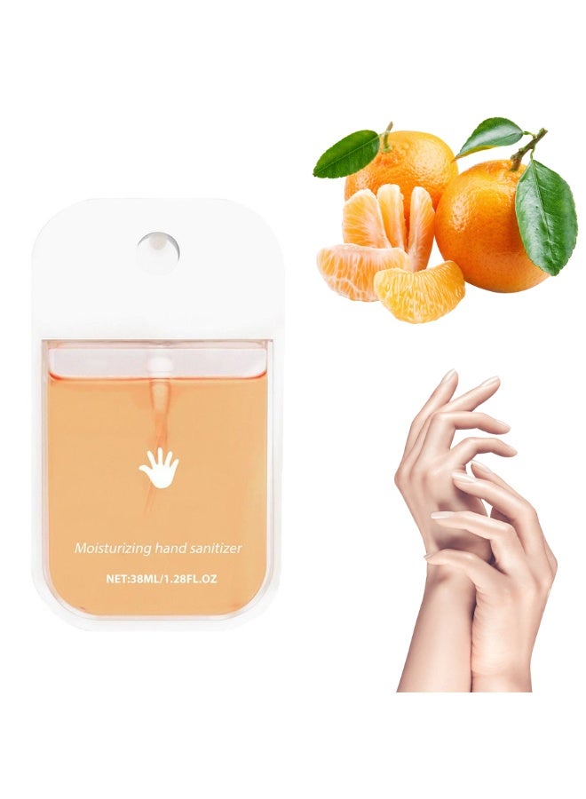 SOLARAE Portable Moisturizing Hand Sanitizer Spray, Travel Size Pocket Mini Spray with Citrus Scent, 1 Piece - Image 1