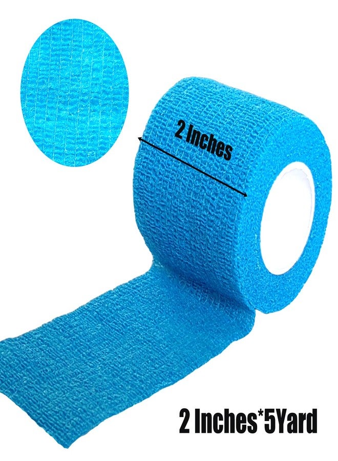 Erewa 6 Pack 2 Inches Self Adhesive Wrap Bandage Self Adherent Cohesive Bandage Tape Stretch Vet Wrap Breathable Athletic Tape for Sports, Wrist, Ankle（Mixed Colors） - Image 2