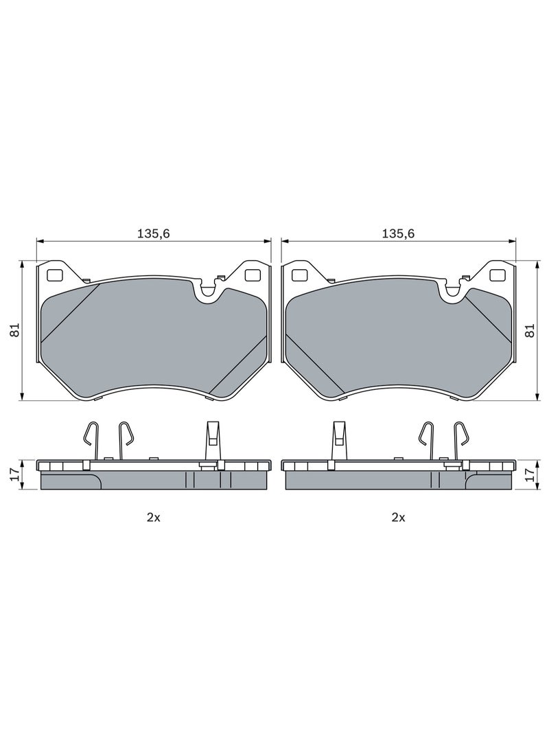 BOSCH Brake Pad - BOSCH - F 03B 150 475