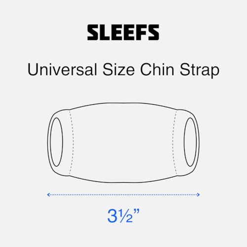 SLEEFS Football Chin Strap Cover - One Size Fits All Cushion - Shield Compatible with Virtually All Helmets - Adult and Youth - Image 3