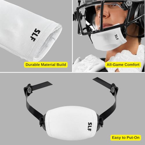 SLEEFS Football Chin Strap Cover - One Size Fits All Cushion - Shield Compatible with Virtually All Helmets - Adult and Youth - Image 4